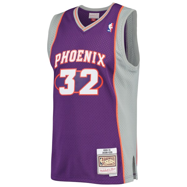Jason Kidd Phoenix Suns Big & Tall Hardwood Classics 2000/01 Swingman Jersey - Purple