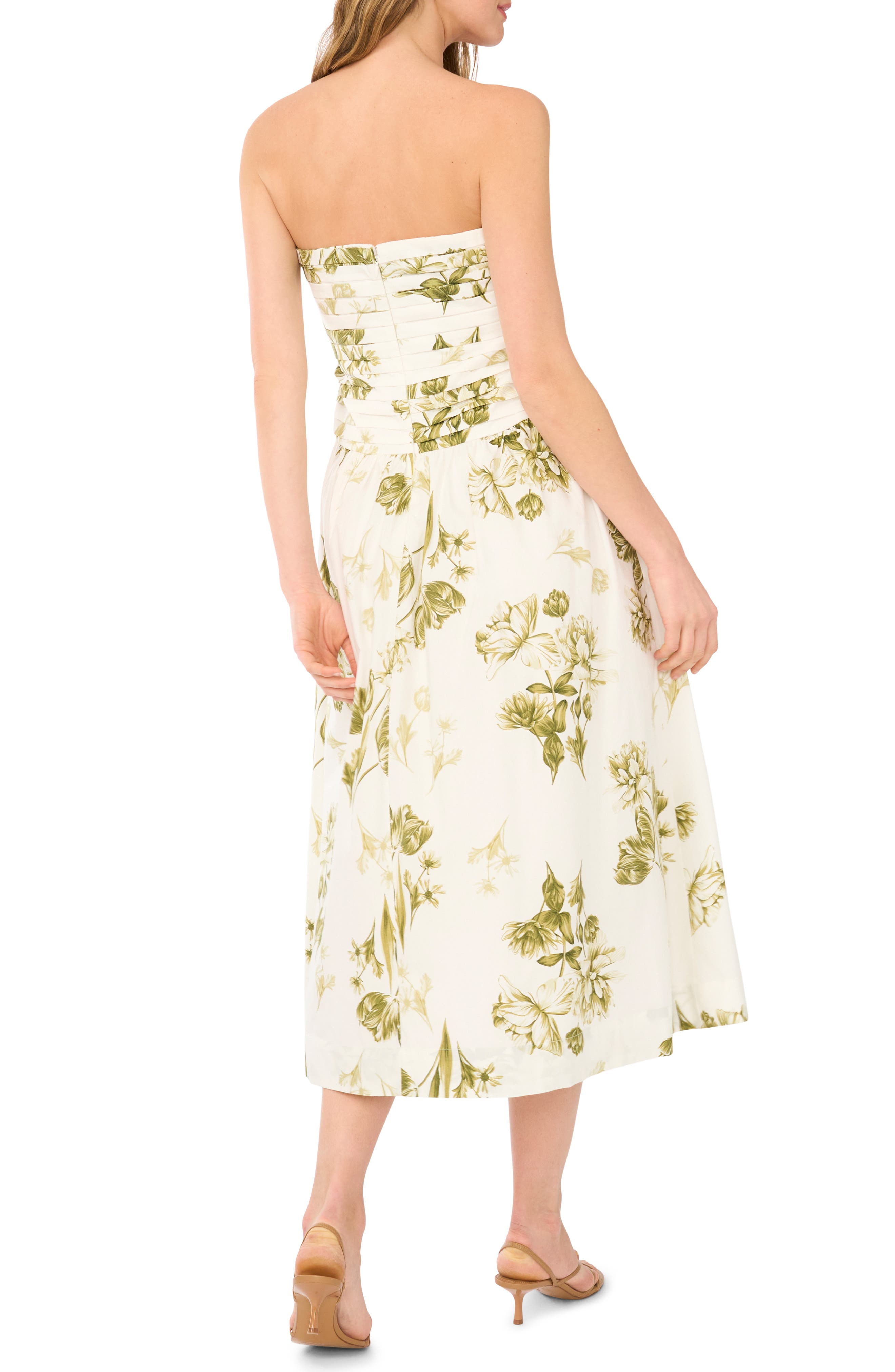 1.STATE Strapless Maxi Dress