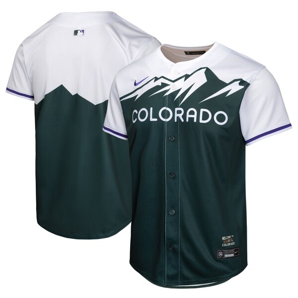 Colorado Rockies Nike Youth City Connect Limited Jersey - Green