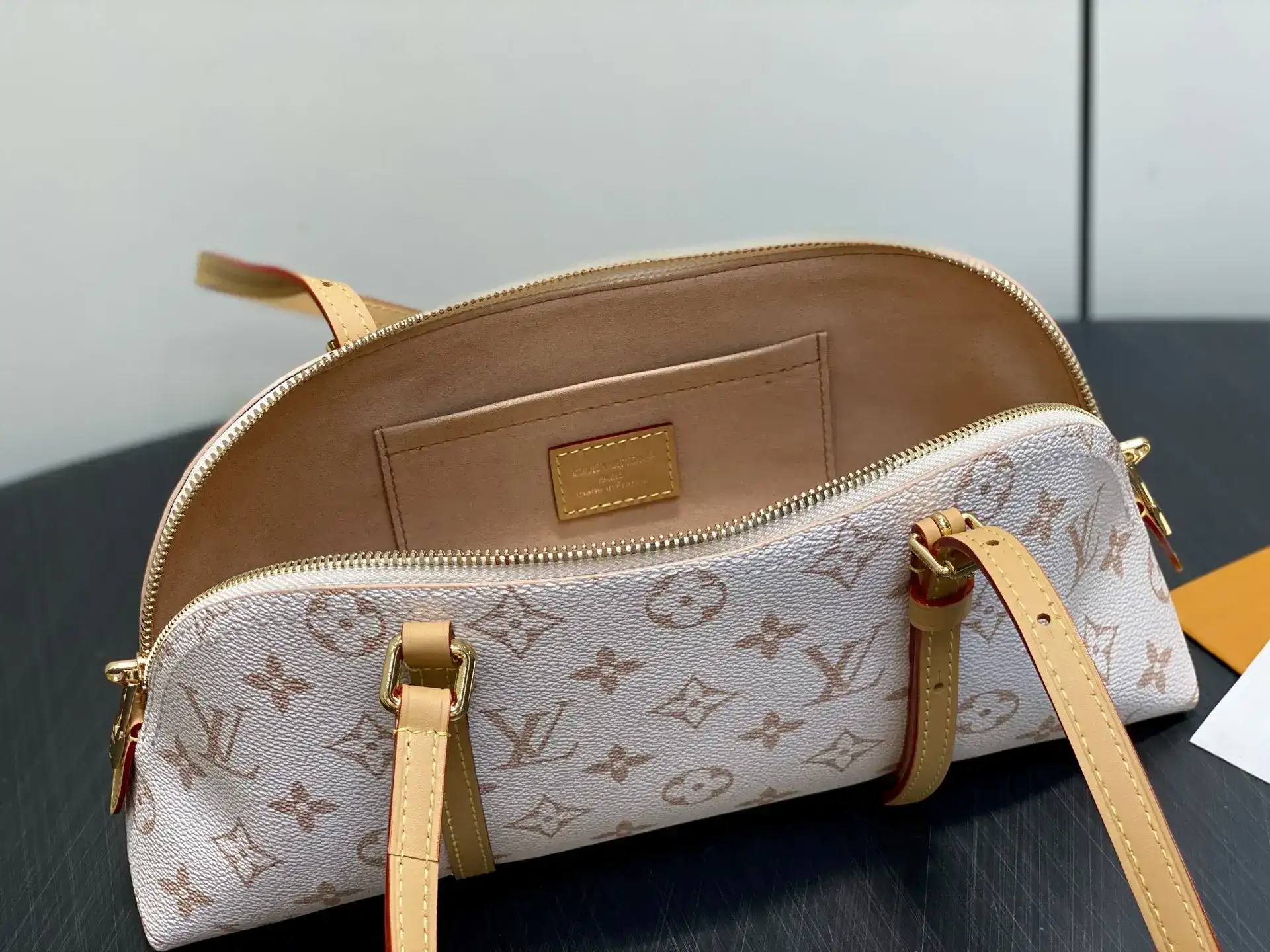 Louis Vuitton Alma Red Canvas and Leather Shoulder Bag product photo from LabelPicks