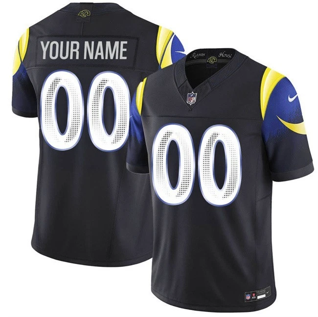 Los Angeles Rams Nike 2025 RIVALRIES Custom Vapor Limited Jersey - Navy