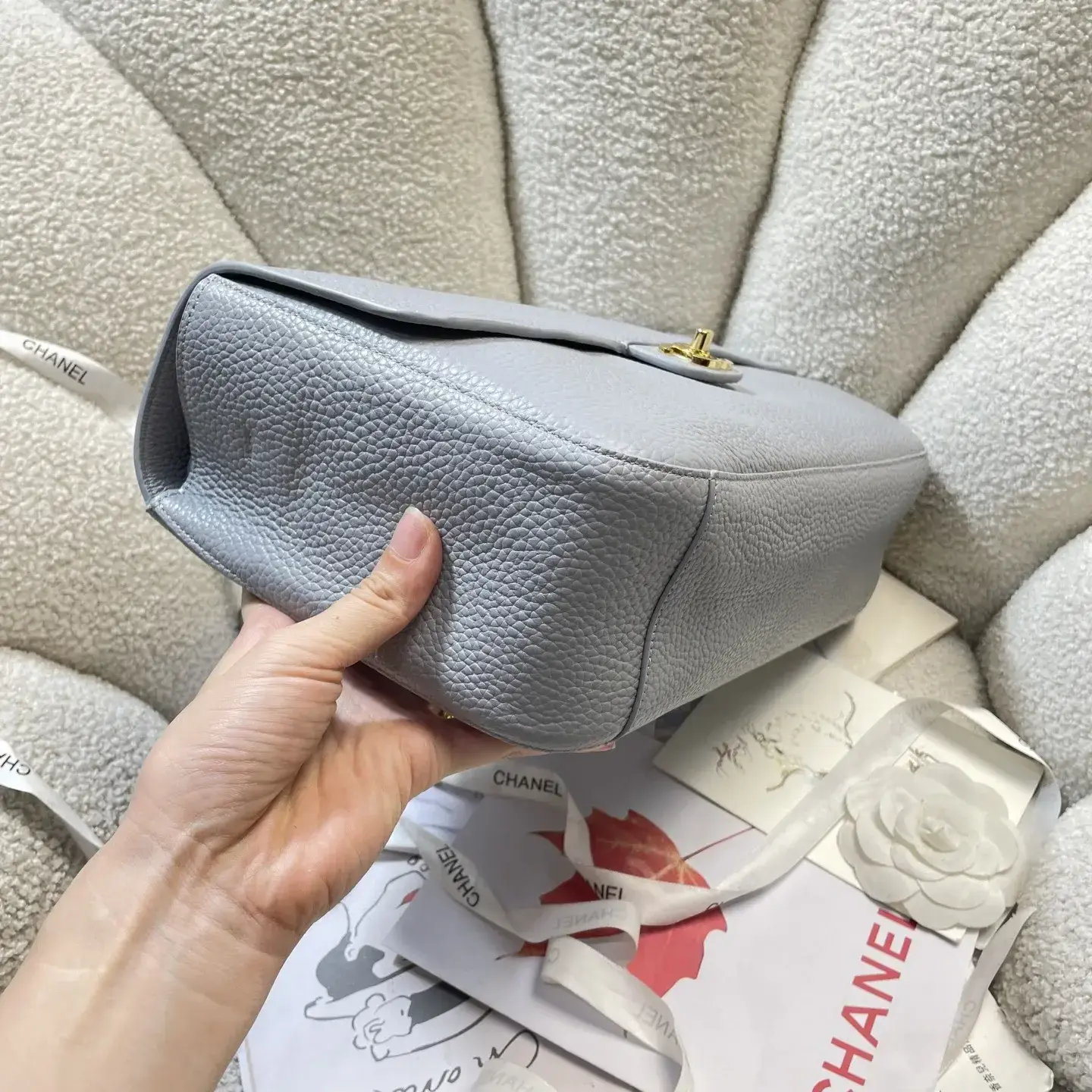 Chanel Grained Leather Classic Flap Tote Bag product photo from LabelPicks