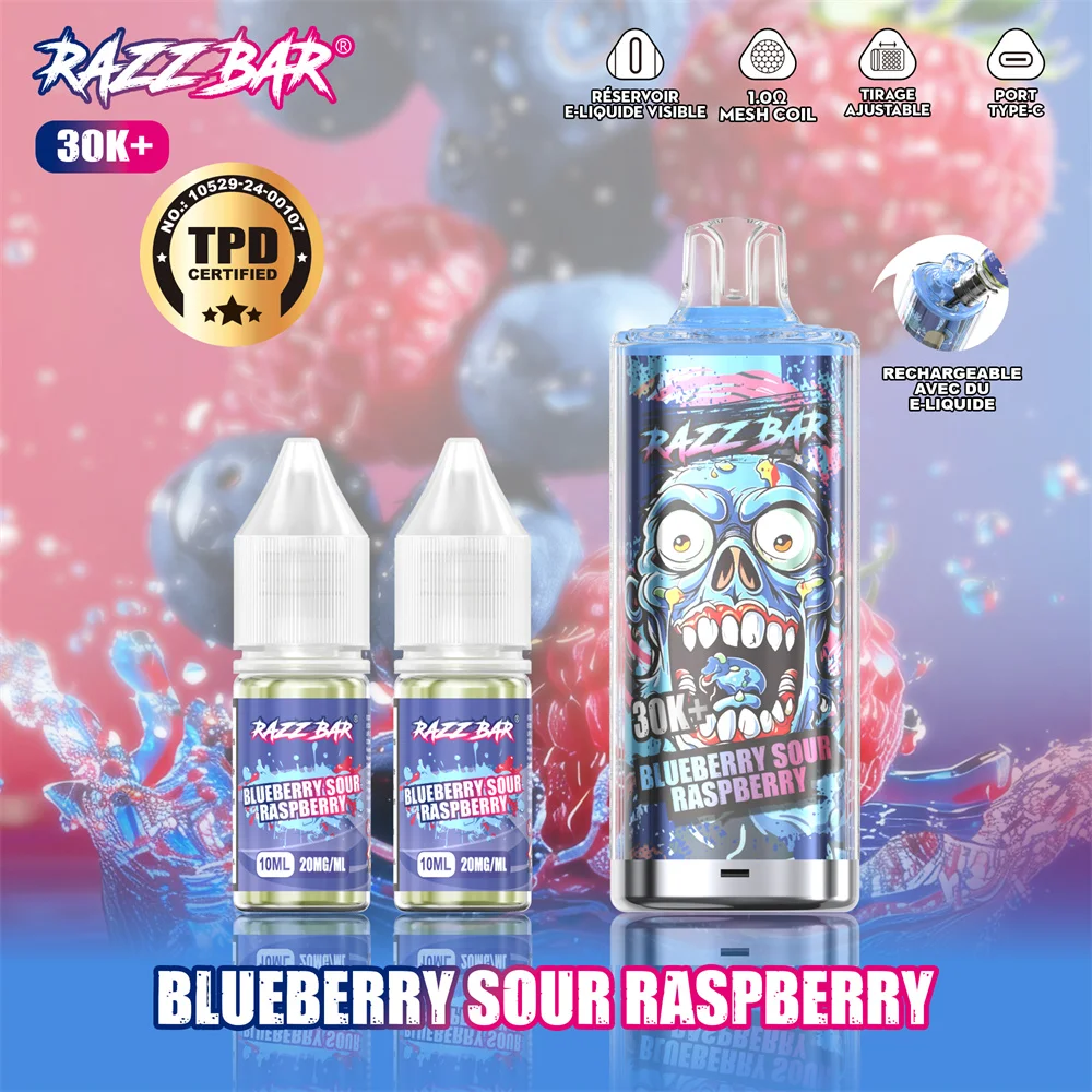 Razz Bar 30K+ Disposable Vape (2%, 30000 Puffs)