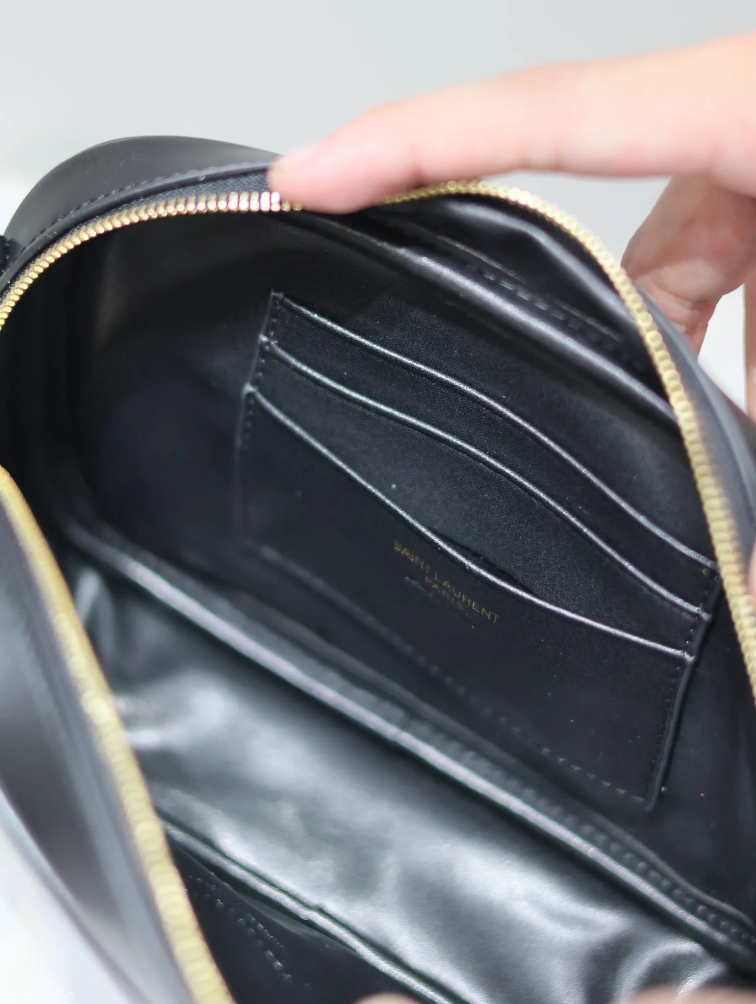 Saint Laurent Black Calfskin Crossbody Bag product photo from LabelPicks