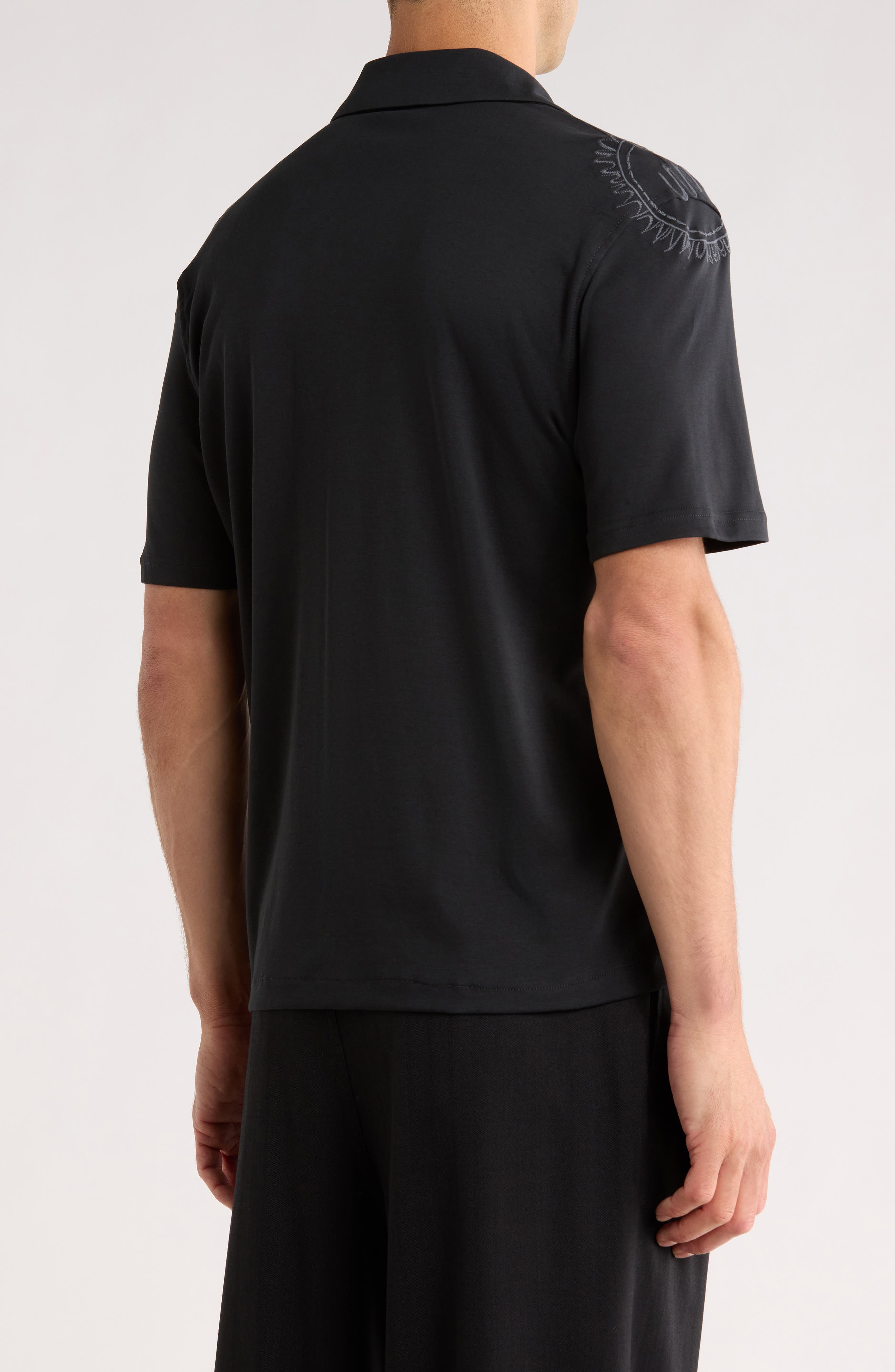 JASON WU Paisley Embroidered Camp Shirt
