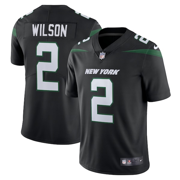 Zach Wilson New York Jets Nike Vapor Limited Jersey - Stealth Black/Green/White