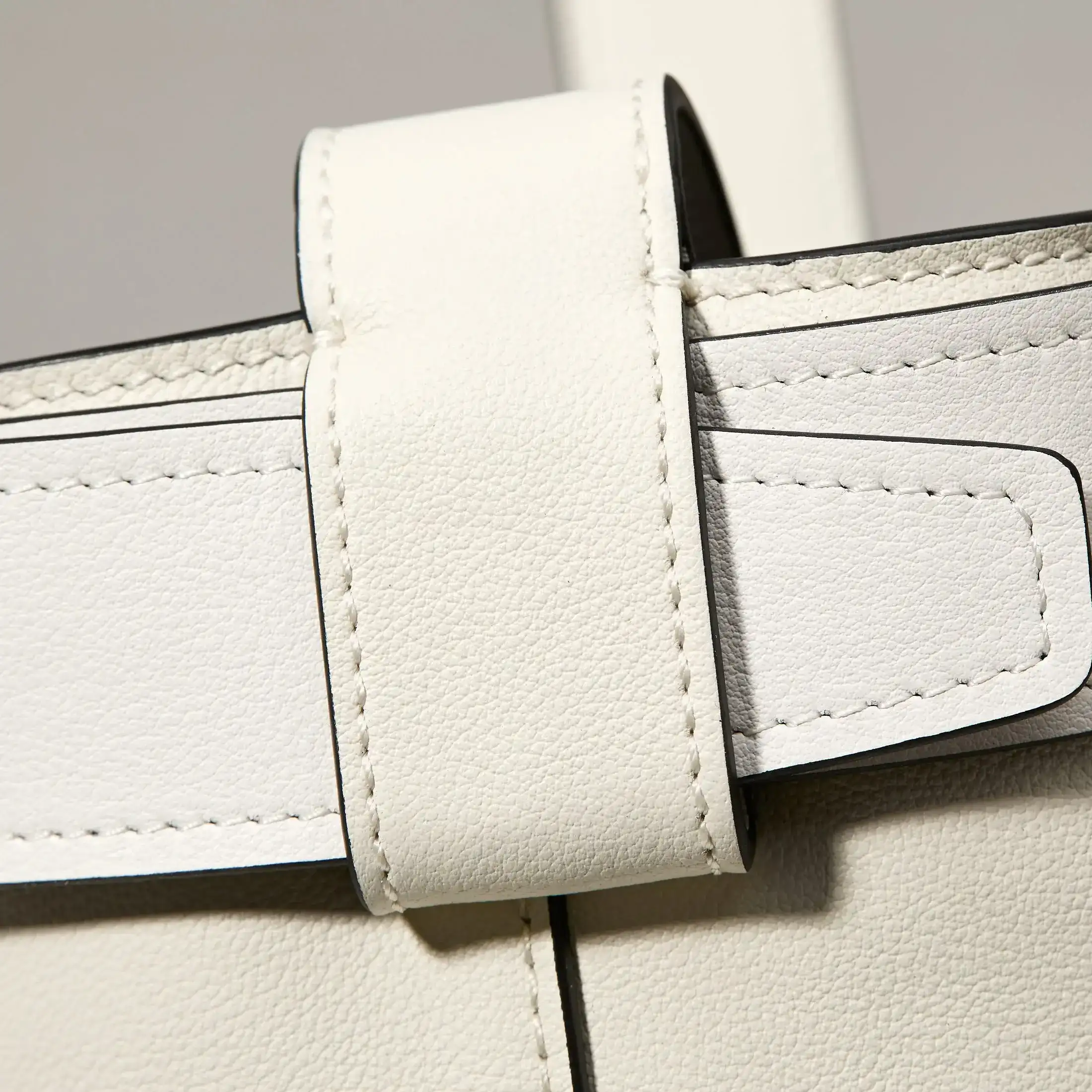 Prada White Lambskin Bucket Bag product photo from LabelPicks