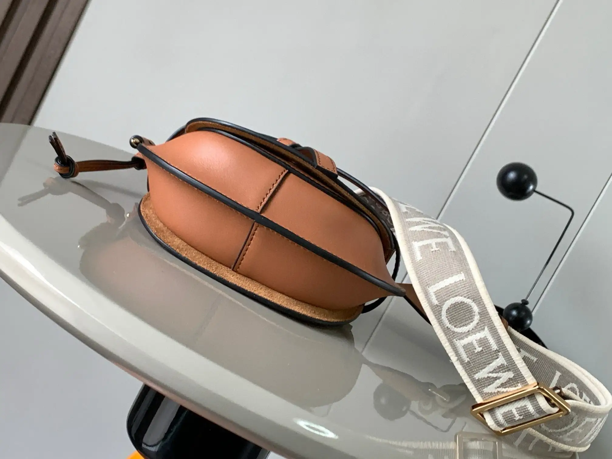 Loewe Brown Calfskin Shoulder Bag product photo from LabelPicks