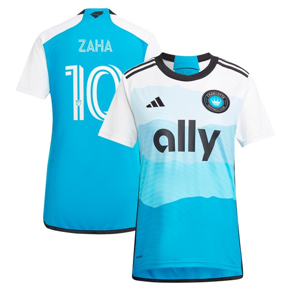 Wilfried Zaha Charlotte FC adidas Women's 2024 The Carolina Kit: Explore Replica Player Jersey - Blue
