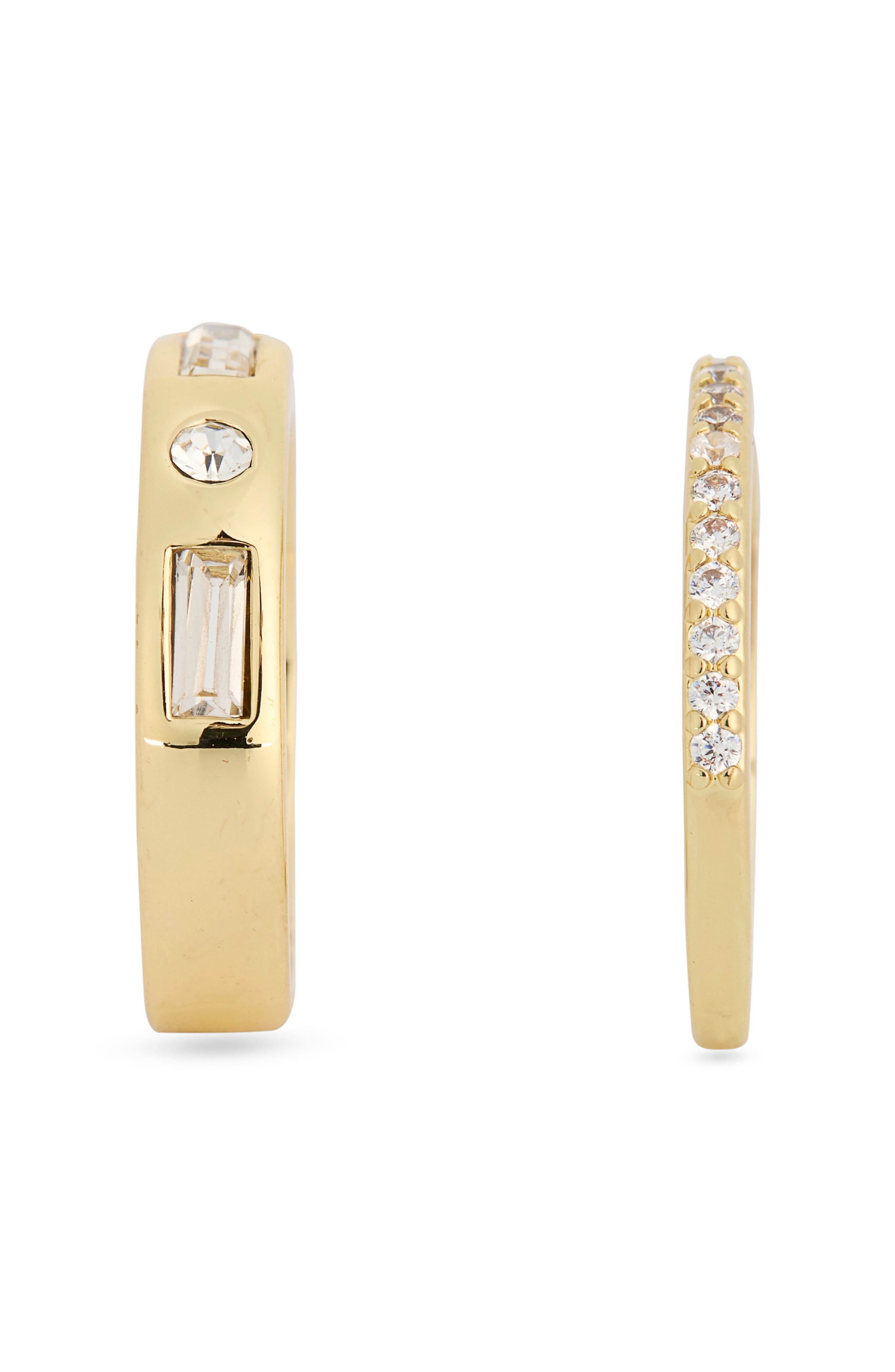 Covet Set of Two CZ Embellished Rings