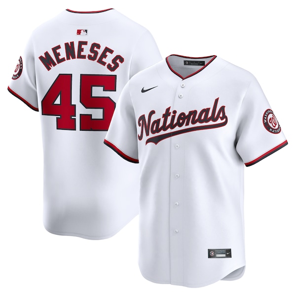 Joey Meneses Washington Nationals Nike Home Limited Player Jersey - White