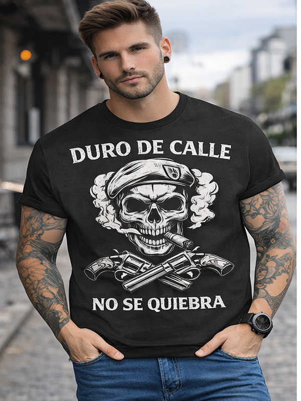 Remera “Duro de Calle” – Calle y Calavera