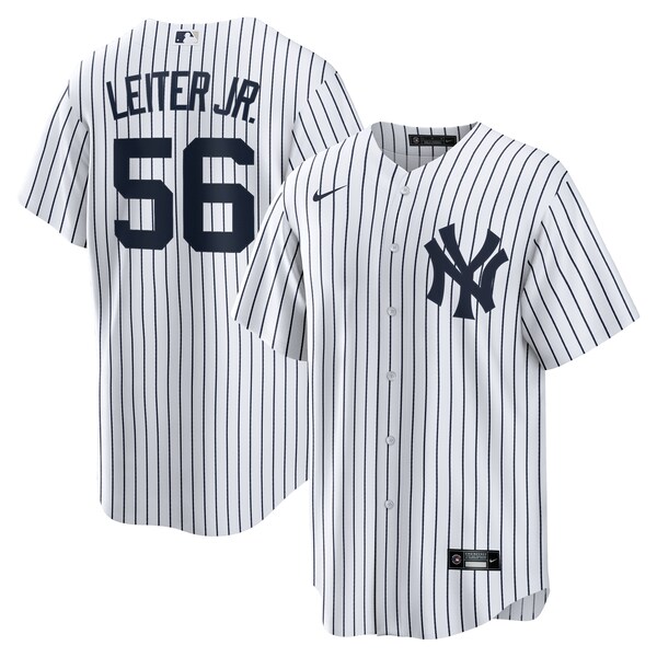 Mark Leiter Jr. New York Yankees Nike Home Replica Jersey - White