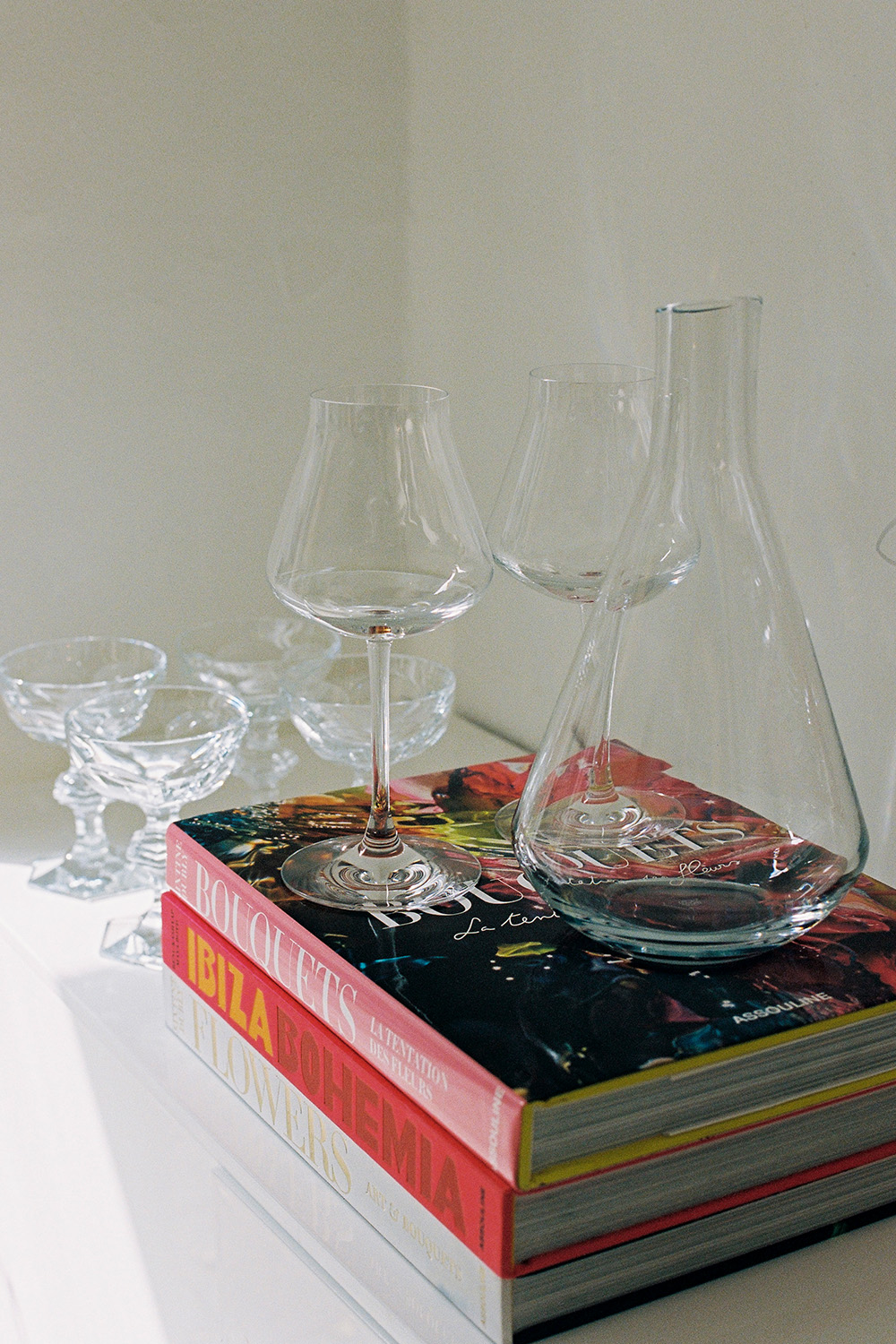 BACCARAT HOME בקבוק ליין מקריסטל שקוף