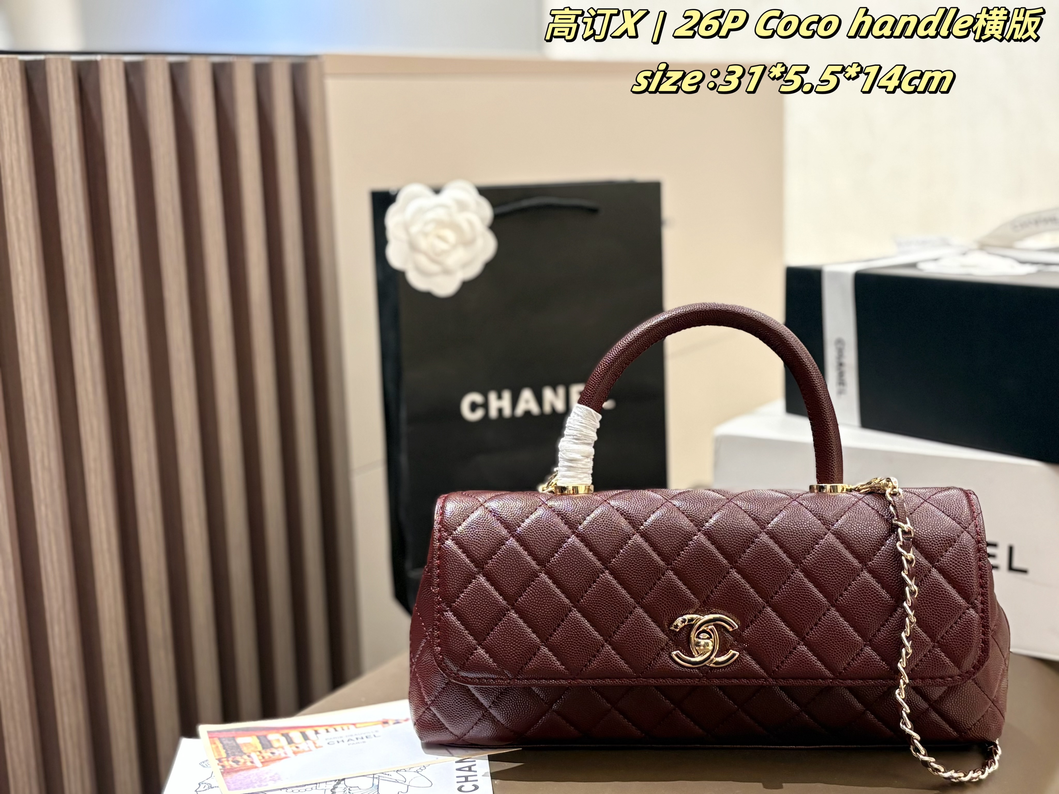 Chanel 26P Coco Handle Horizontal Bag
