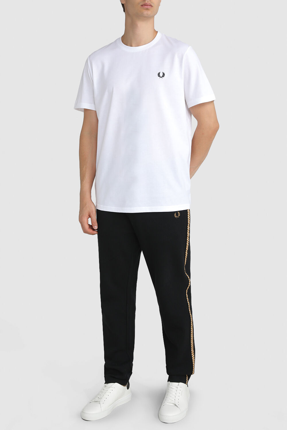 FRED PERRY חולצת טי מכותנה