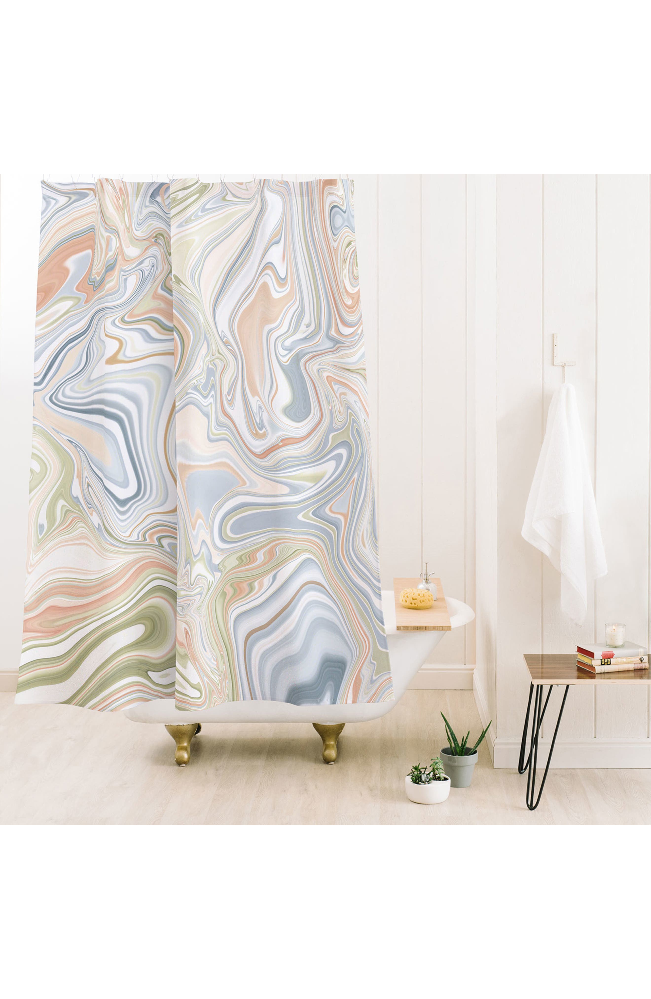 Deny Designs Sway Marble Shower Curtain