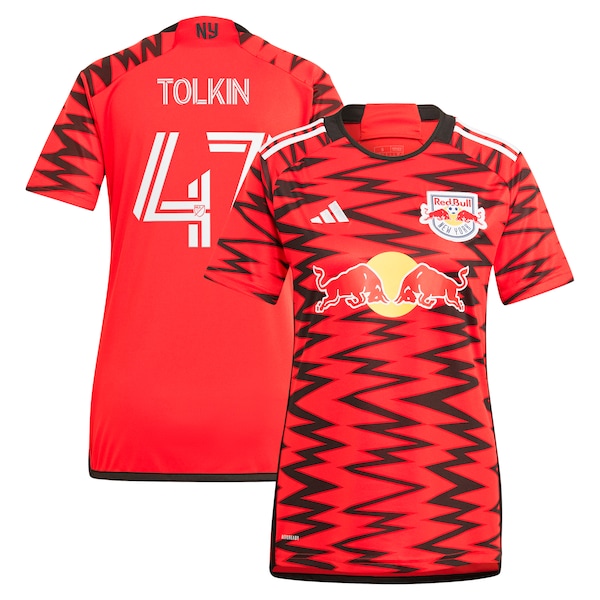John Tolkin New York Red Bulls adidas Women's 2024 Legacy Replica Player Jersey – Red