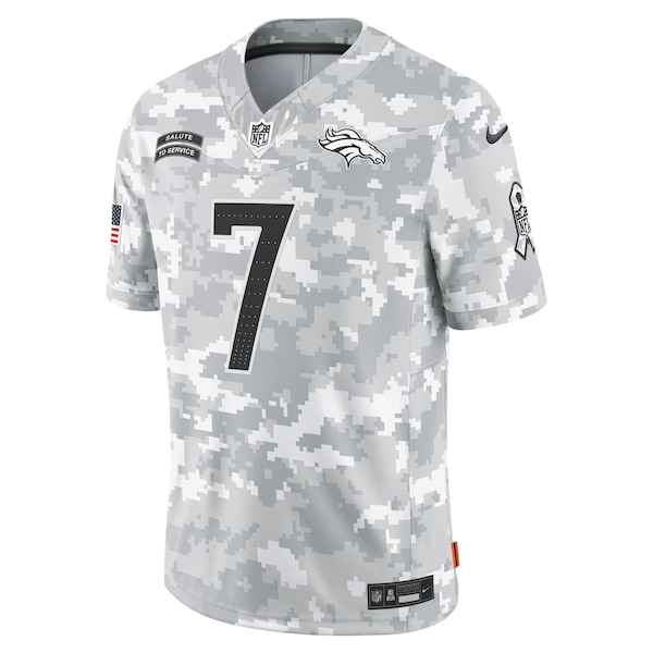John Elway Denver Broncos Nike 2024 Salute to Service Retired Player Limited Jersey - Arctic Camo