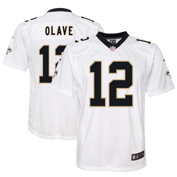 Chris Olave New Orleans Saints Nike Youth Game Jersey - White