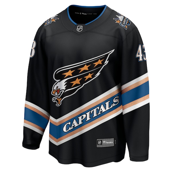 Tom Wilson Washington Capitals  Alternate 50th Anniversary Premier Breakaway Player Jersey - Black