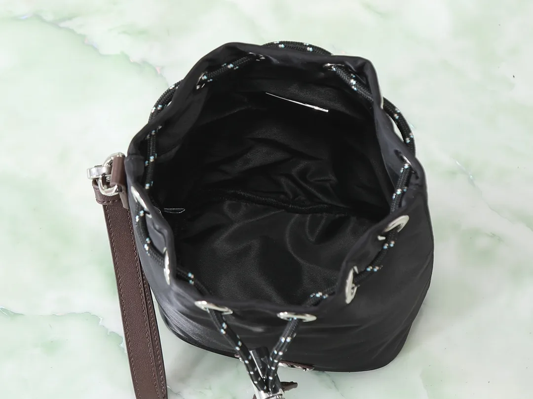 Prada Black Nylon Bucket Bag product photo from LabelPicks