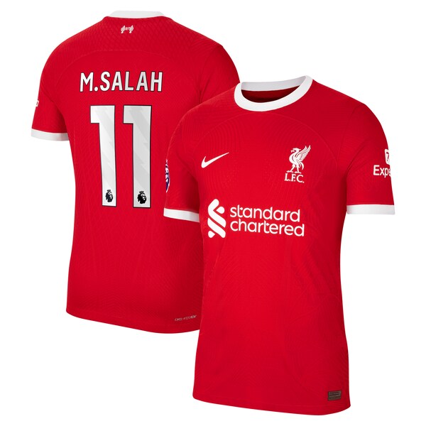 Mohamed Salah Liverpool Nike 2023/24 Home Authentic Player Jersey - Red/White