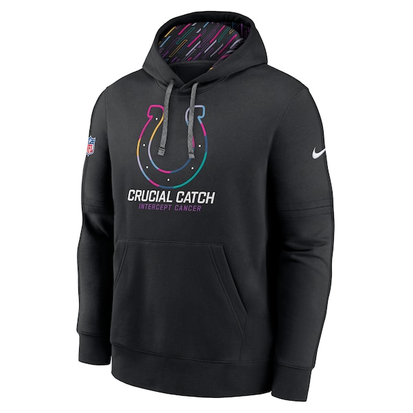 Indianapolis Colts Nike 2024 NFL Crucial Catch Club Pullover Hoodie - Black
