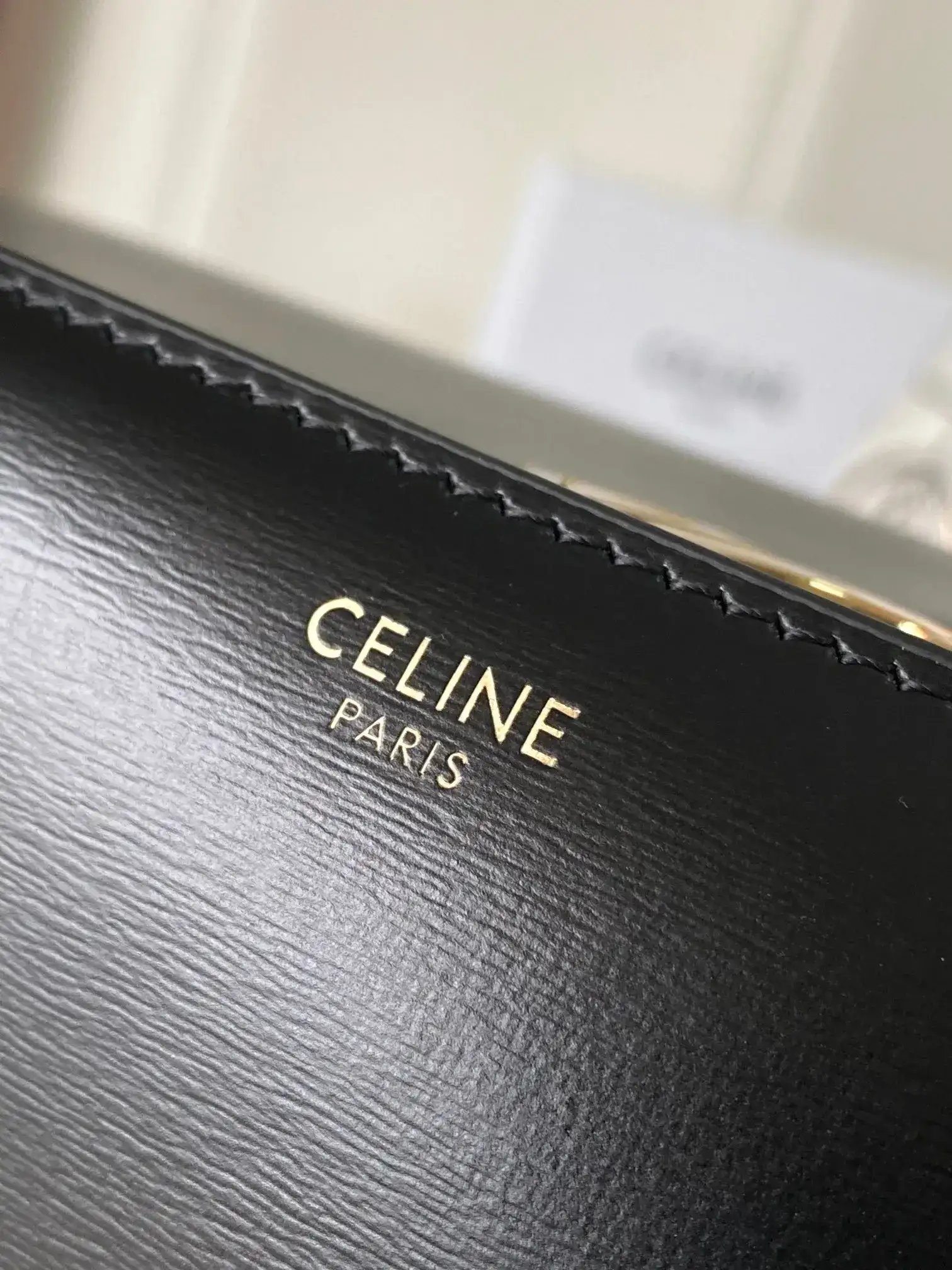 Celine Calfskin Triomphe Shoulder Bag product photo from LabelPicks