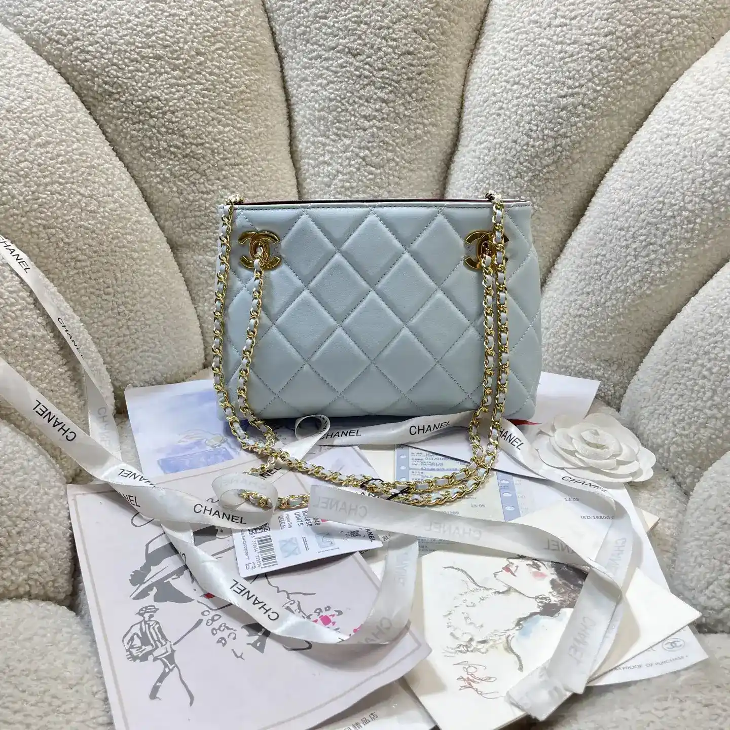 Chanel Gold Lambskin Tote Bag product photo from LabelPicks