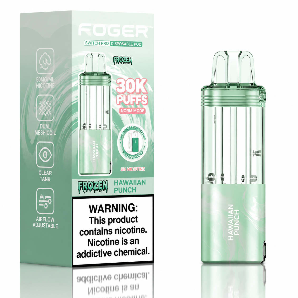 Foger Vape Refill & Pods — Fogger Switch Pro 30K Replacement Pods.