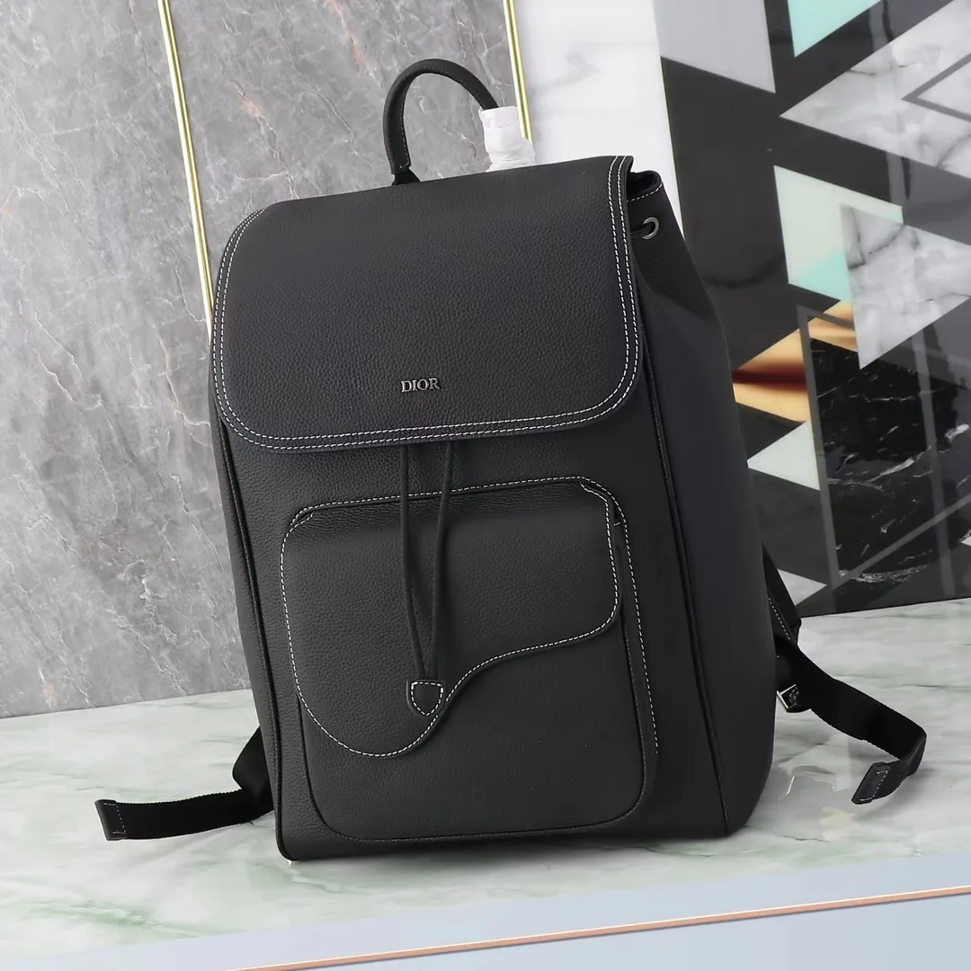 Dior Saddle Black Quilted Leather Backpack product photo from LabelPicks