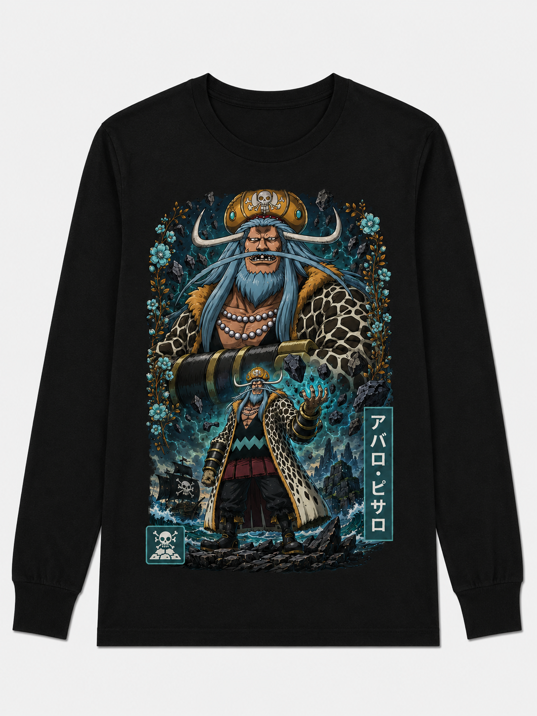 Remera Anime Avalo Pizarro One Piece Manga Corta
