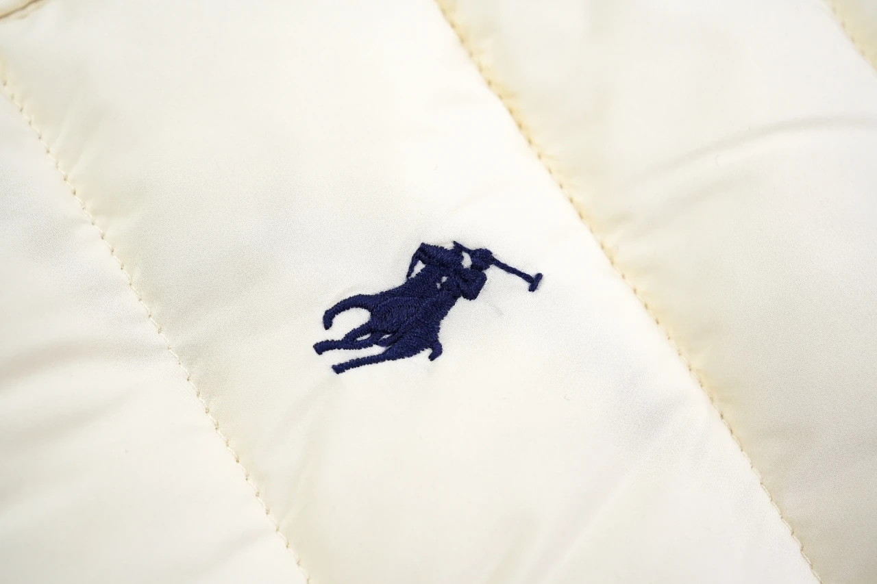 Ralph Lauren White Quilted Pony Embroidered Vest product photo from LabelPicks