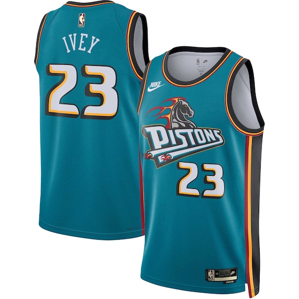 Jaden Ivey Detroit Pistons Nike Swingman Jersey - Classic Edition - Teal