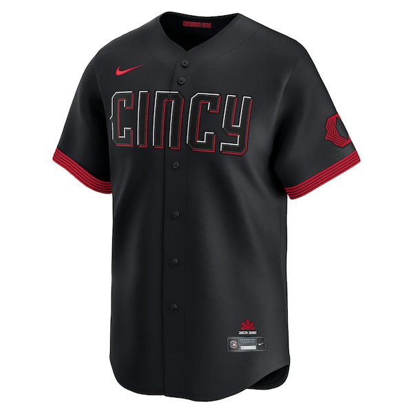 Ken Griffey Jr. Cincinnati Reds Nike City Connect Retired Limited Player Jersey - Black