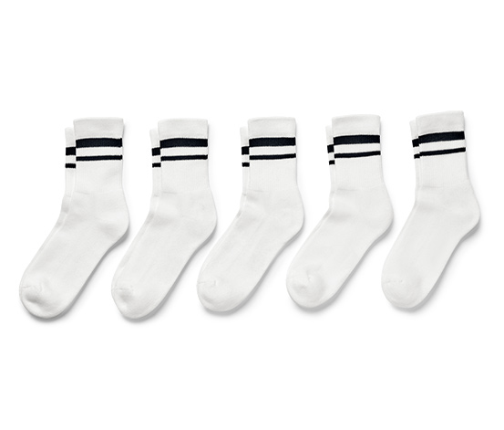 5 Paar Kinder-Tennissocken