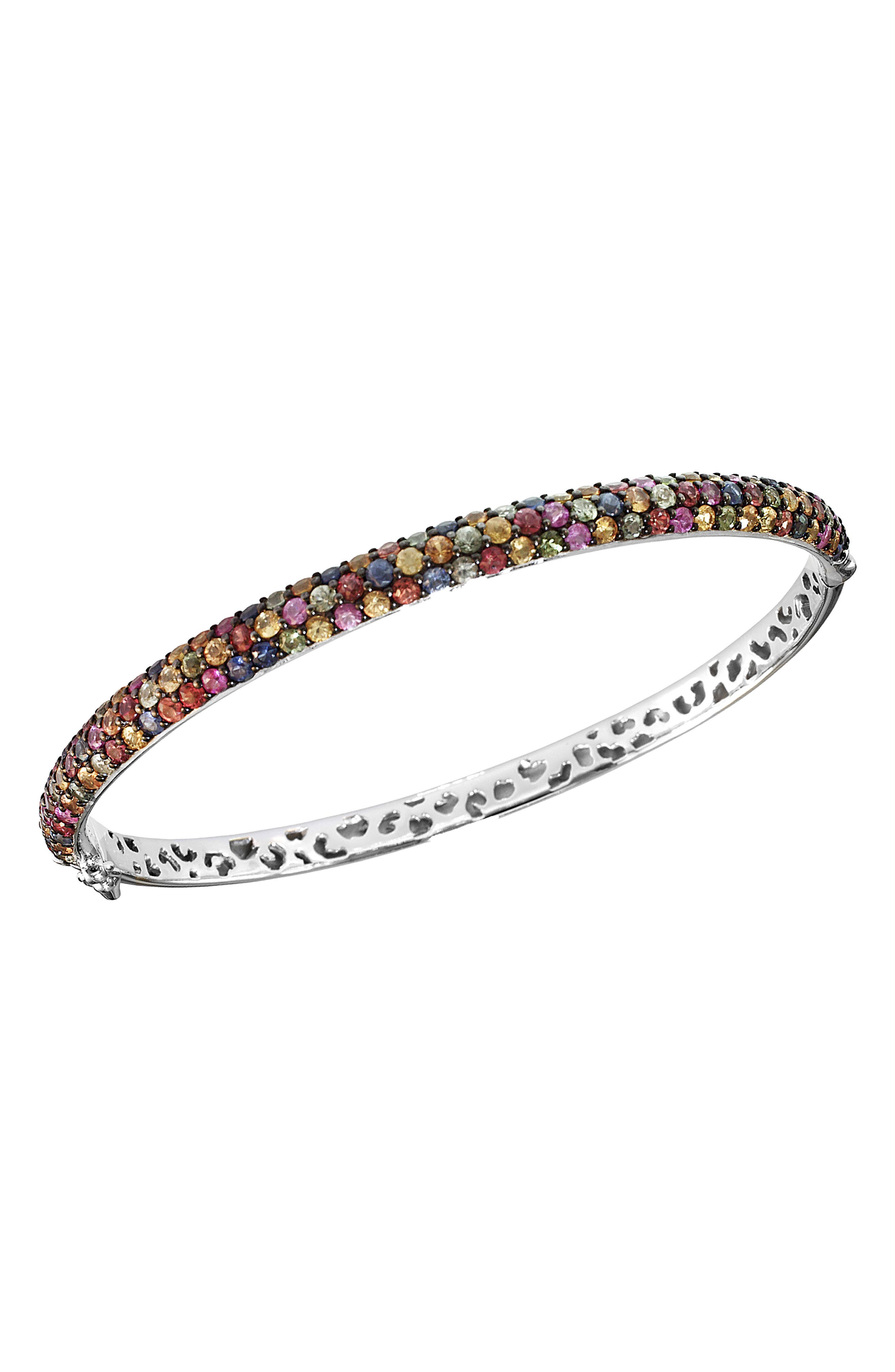 EFFY Multicolored Sapphire Hinge Bracelet