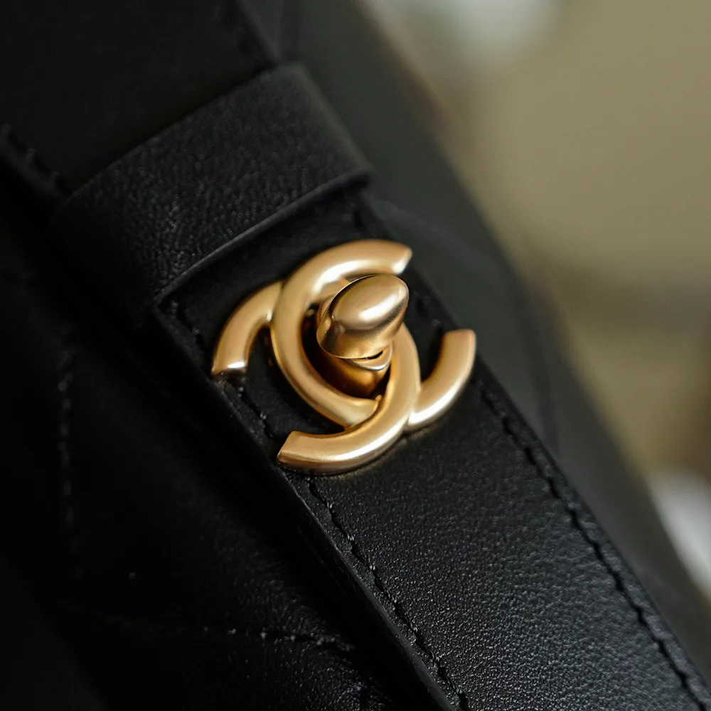 Chanel Black Quilted Leather Shoulder Bag product photo from LabelPicks