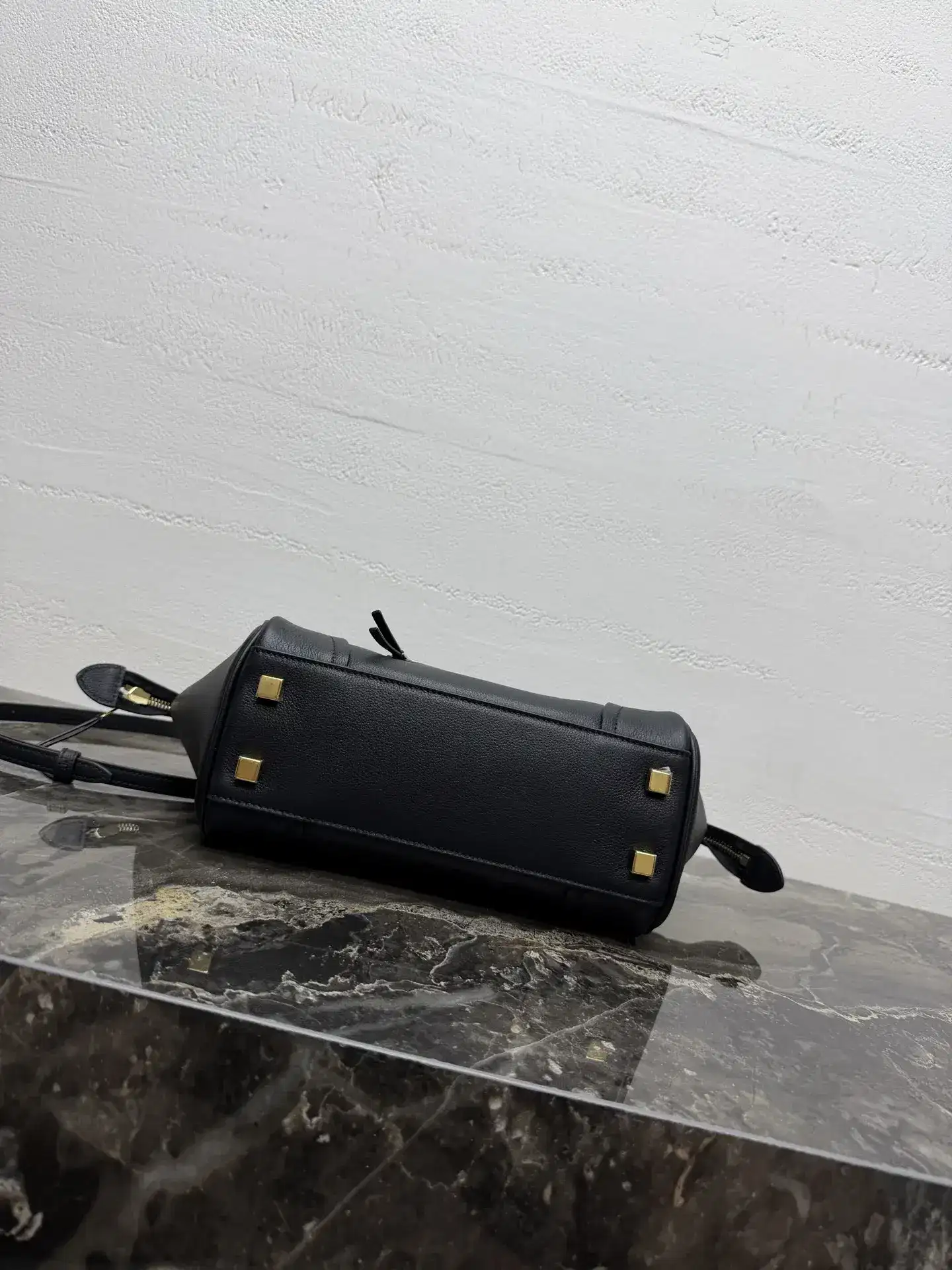 Celine Grained Leather Luggage Top Handle Bag product photo from LabelPicks