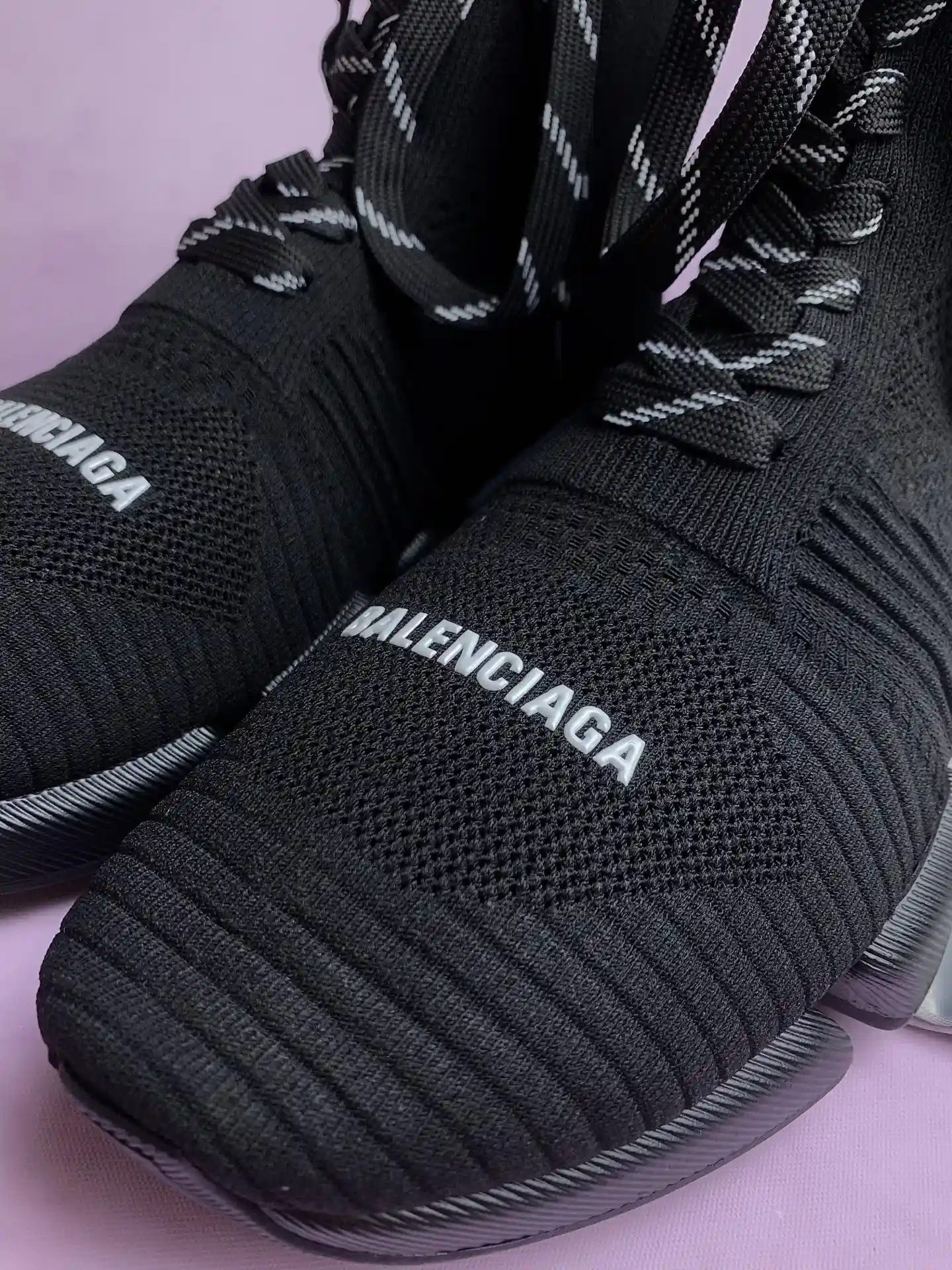 Balenciaga Speed 2.0 Lace-Up Sneaker in Black product photo from LabelPicks