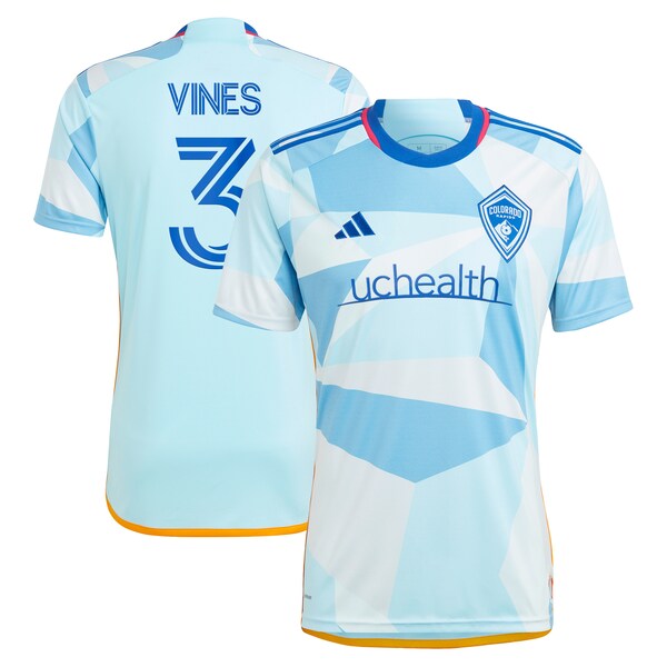 Sam Vines Colorado Rapids adidas 2024 New Day Kit Replica Player Jersey - Light Blue