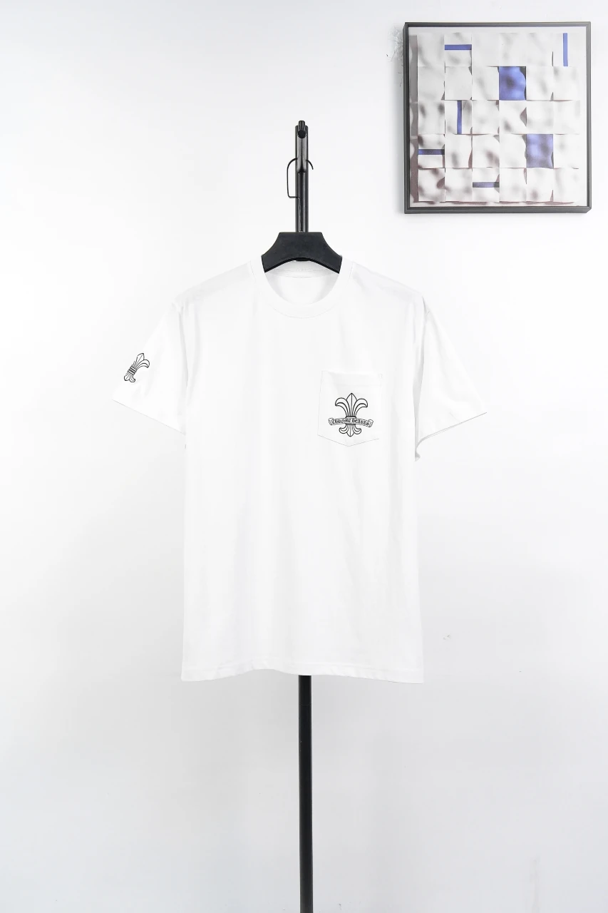 Chrome Hearts White Distressed Sanskrit Iris T-Shirt product photo from LabelPicks