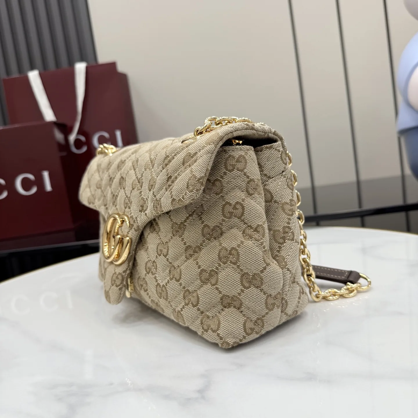 Gucci Brown Generation GG Supreme Canvas Crossbody Bag product photo from LabelPicks