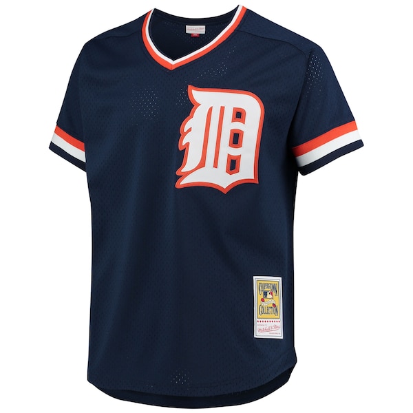 Alan Trammell Detroit Tigers 1984 Authentic Cooperstown Collection Mesh Batting Practice Jersey - Navy