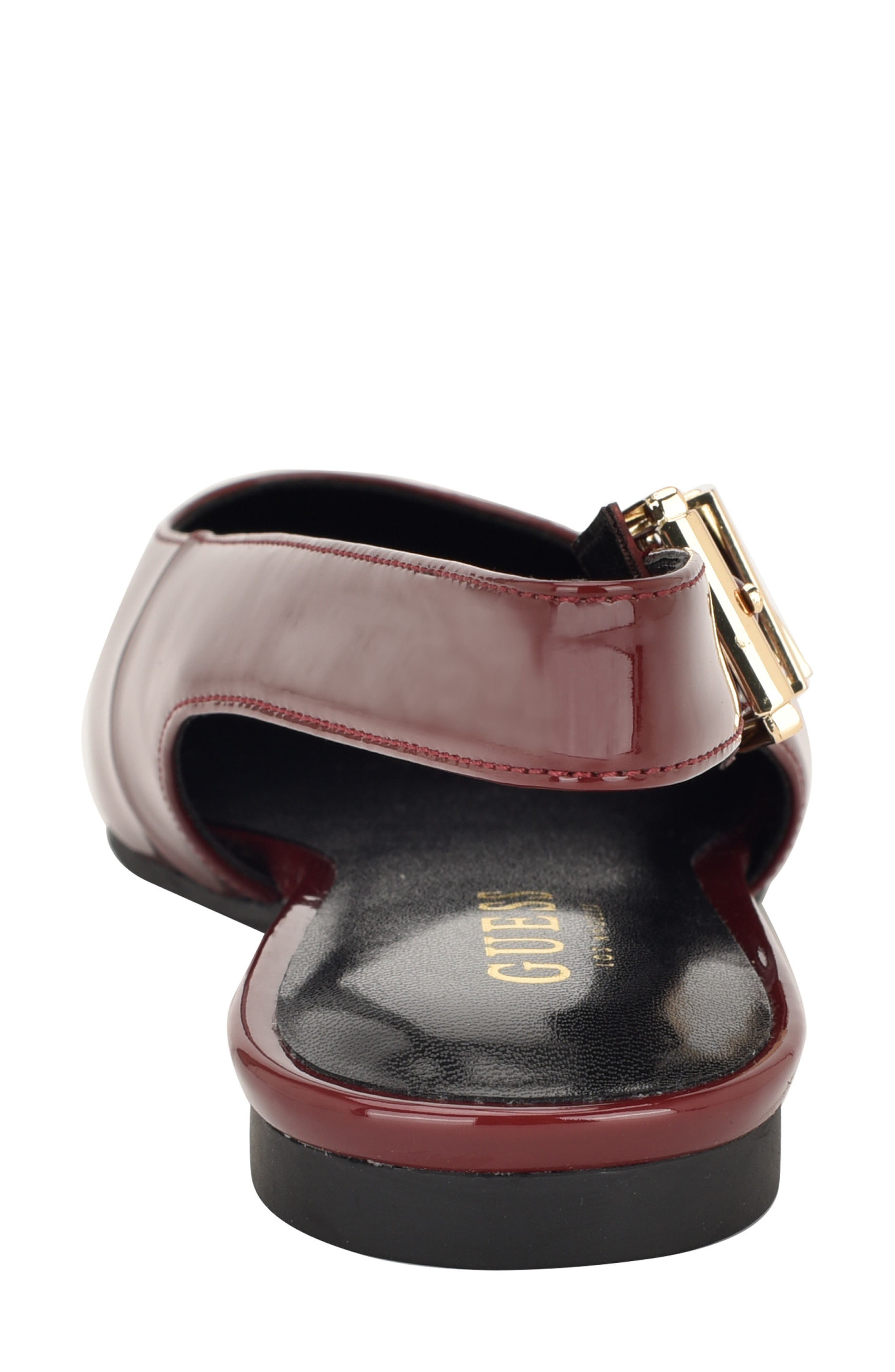 GUESS Elirra Faux Leather Slingback Flat