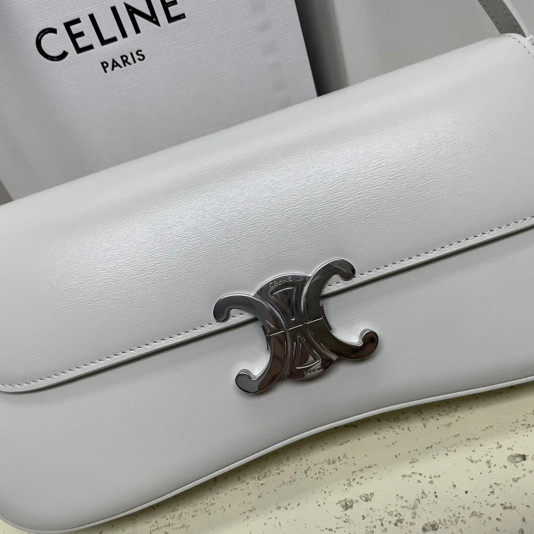Celine Triomphe Lambskin Shoulder Bag product photo from LabelPicks