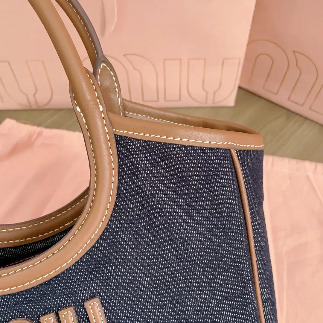 Miu Miu Suede Leather Tote Bag product photo from LabelPicks