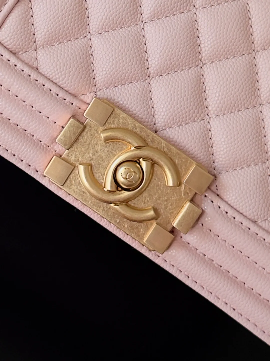 Chanel Pink Quilted Leather Crossbody Bag product photo from LabelPicks