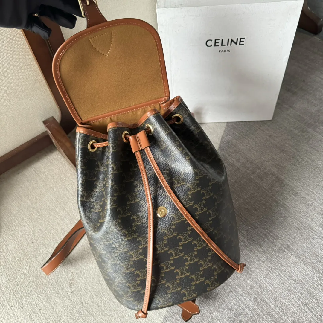 Celine Folco Triomphe Canvas Backpack product photo from LabelPicks